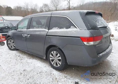 2016 Honda Odyssey Se z USA, uszkodzony, nr VIN 5FNRL5H39GB149187